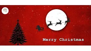 Snowfall animation using HTML CSS & JavaScript | HTML CSS Christmas Animation