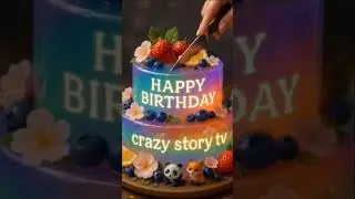 🎂Happy Birthday Crazy Story TV |Magical Jelly Cake Cutting#Shorts✨
