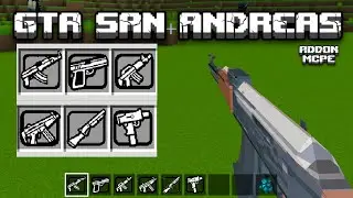 Unlock Epic Firepower with the GTA San Andreas Mod in Minecraft! 🔫🔥