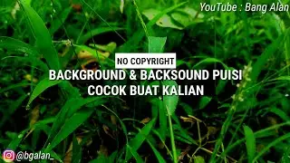 Background Video & Backsound Musik Puisi No Copyright - Cinematic Video Rumput Bergoyang.