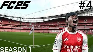 FC25 Arsenal Career Mode #4 Bad Luck On Return Back