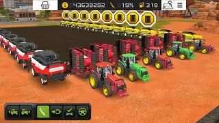 Farming Simulator 18 Unlock Many Harvestar & Tractors ! Fs 18 Sowing Wheat Timelapse | Fs18 #fs18