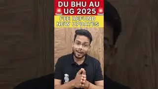 DU & BHU Fee Refund Latest Update 2025 ||  Pesa ku nhi aa raha hai 🤔 Mera kab ayega ?