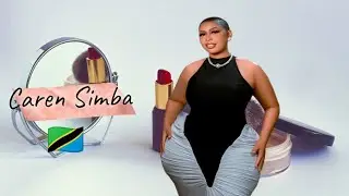 Caren Simba🌹Curvy, Confident & Alluring from Tanzania Plus Size Fashion Model Entrepreneur Biography