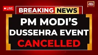 LIVE: Heavy Rain Disrupts Dussehra in Delhi | PM Modi & Sonia Gandhi Events Cancelled | India Today