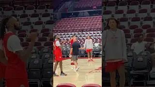 Zed Key Felix Okpara listen to Ohio State Head Basketball coach Chris Holtman #ohiostate #bigten