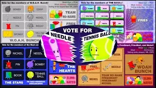 BFDIA: All Voting Screens (with clean transitions!)