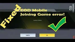 Timeout Issue Solved In COD || By FS Gamer