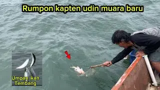 Mancing di rumpon kapten udin muara baru dam ijo ikannya gak habis habis #muarabaru