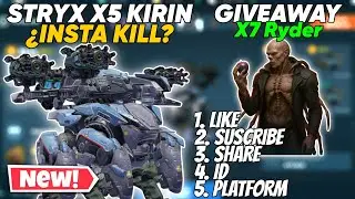 ESTAS ARMAS HACEN INSTA KILL! STRYX X5 KIRIN! 💥 - War Robots #WRWinRyderMourn