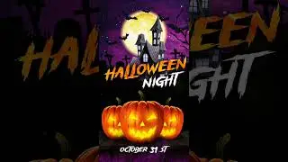 how to design a Halloween flyer in Photoshop #dise&ntilde;ografico #publicidad #adobe #photoshoptutorials