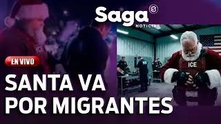 ICE difunde video con IA de Santa Claus deportando migrantes | SAGA NOTICIAS