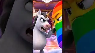 Unicorn Argues with a Rainbow Over Rent Payments | Funny Fantasy Short | Nebula Shots