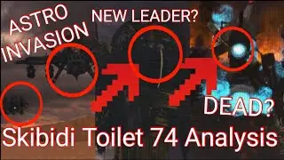 ASTRO TOILET INVASION!? - TITAN CAMERAMAN DEAD!? Skibidi Toilet Episode 74 Analysis!