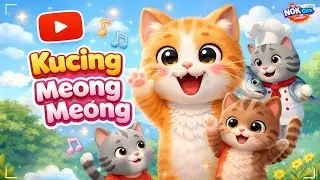 Lagu Kucing Lucu 🐱 MEONG MEONG | Lagu Anak TERBARU | Kartun 3D