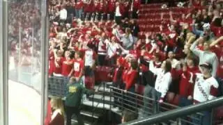 UW Badger Hockey Goal Student Section - It's all your fault, SIEVE!