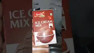 how to make ice cream at home|kwality ice cream mix/premix|choco icecream #kwality#icecream #shorts