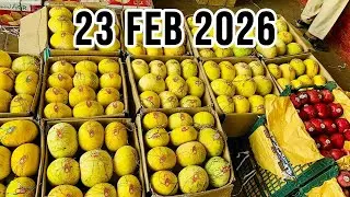 Karachi Sabzi Mandi 23 Feb 2026 rates today| Karachi Fruit Mandi rates todayKarachi 