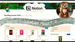 2026 reset on notion: reading journal page and yearly plans 🌙