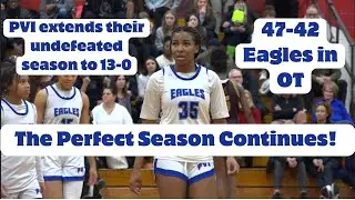 PVI 47 Gloucester Catholic 42 (OT) | HS Girls Basketball | PVI 13-0!