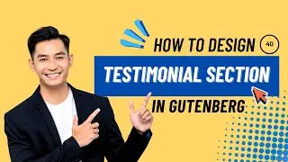 40. Design the Testimonial section in Gutenberg Editor | Copy Paste Premade Layout | Gutenlayouts