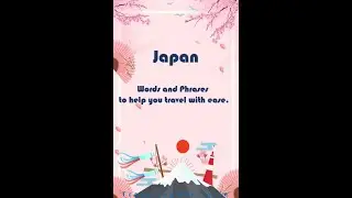 Words and Phrases to travel Japan with ease #shorts