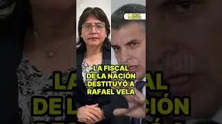 LA FISCAL DE LA NACI&Oacute;N DESTITUY&Oacute; A RAFAEL VELA