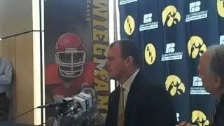 Casey Wiegmann ANF Wall of Honor 10/19/2012 HawkeyeDrive.com