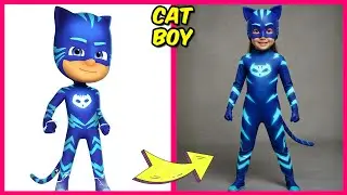 パジャマスク🦸&zwj;♂️ 男女入れ替え版！ | キャットボーイ、オウレット、ゲッコー🍿 お気に入りのおやつ、飲み物、映画🦎🐈🦉
