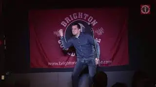 Richard Parr takes to the stage for his first stand up comedy gig