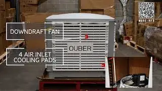 How it Works, OUBER IDDAC-670 Downdraft Evaporative Air Cooler by Fanmaster