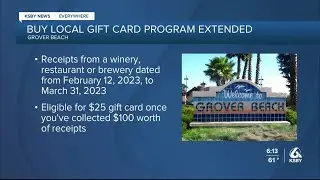 LOCAL GIFT CARD PROGRAM EXTENDED