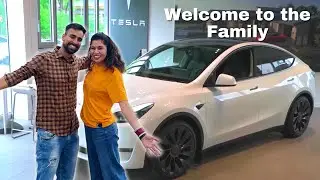 We bought our DREAM CAR in CANADA 🇨🇦  || Our first Electric car || Tesla Model Y || Vlog 52