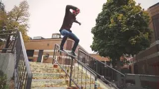 Josh Scribner skateboarding 48fps
