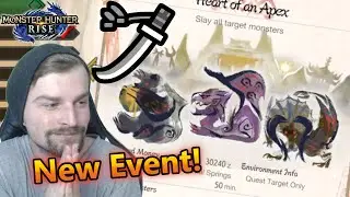 3 Apex Monsters! Heart Of An Apex Event Quest Longsword Gameplay