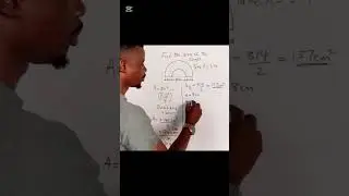 Detailed explanation on finding the area of a shape