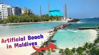 Artificial Beach in Maldives # Man Made Beach # Universal Videos