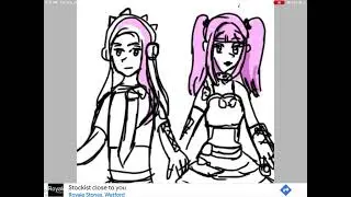 Opposite attraction speed paint part 1 #shorts