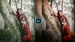 Lightroom red and grey tone photo editing