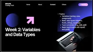 Python Syntax And Variables
