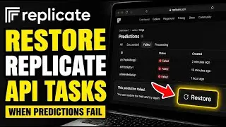 How to restore Replicate API tasks when predictions fail - Easy Tutorial
