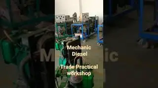 Mechanic Diesel Trade practical workshop@ITI