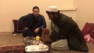 The great sana Baloch in a village