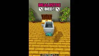 💀Minecraft, But.. MOST REALISTIC BED!☠️