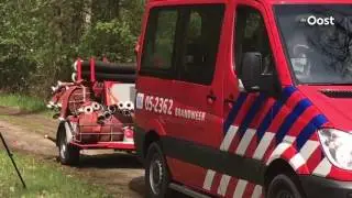 Opnieuw grote natuurbrand bij Denekamp, brandweer massaal uitgerukt