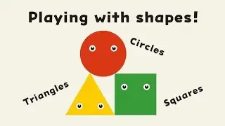 Learning Shapes For Kids Circle Square Triangle .  Aakar aur Shapes Seekhein Aasan Tarike Se&rdquo;