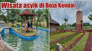 kampoeng Tepi Sawah Boja Kendal, Tempat santai bareng keluarga dengan pool, cafe & play ground