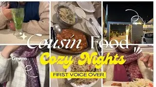 DINNER NIGHT with Cousins🍲 | My First Voice Over Vlog🤍 | Grwm🎀