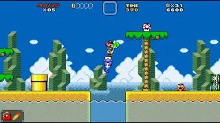 Eric's Super Mario Construct Levels: Beach Antics