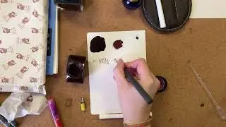 How waterproof is Ferris Wheel Press&rsquo; new waterproof ink!?! | test & chat